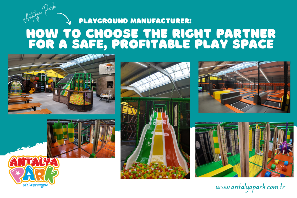 Playground Manufacturer Antalya Park's last playground project